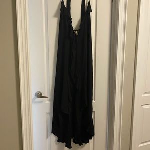 Flying tomato maxi wrap dress with open back.